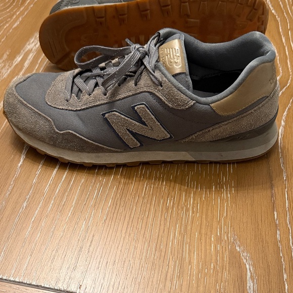 New Balance 515 Gray and Tan Men's Sneakers - Picture 4 of 8